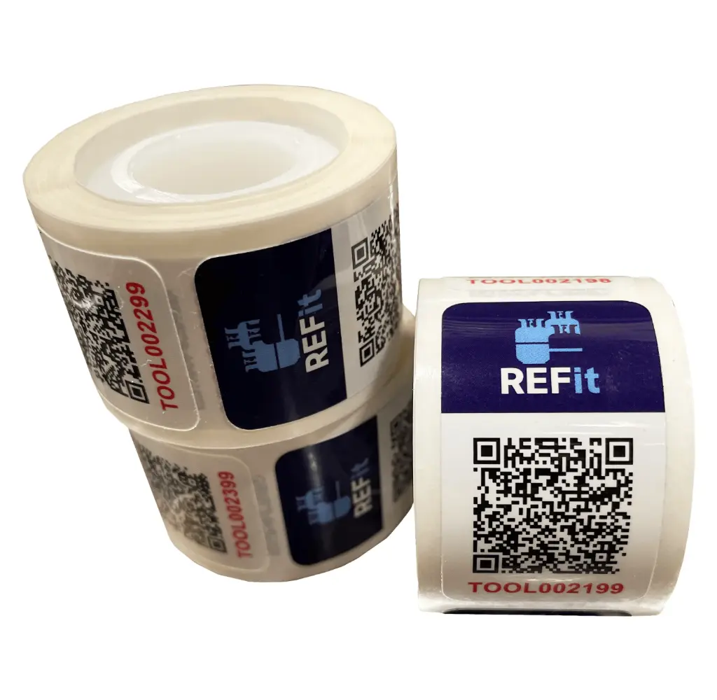 Tool Crib QR Tags (100 QR Tags) 